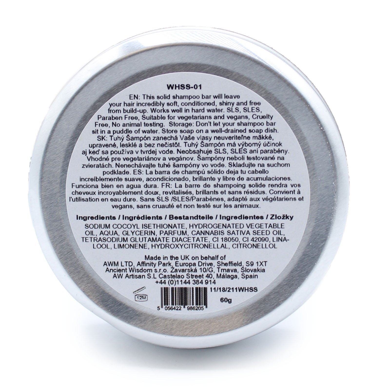 Champú Sólido Wild Hare 60g - Orquídea